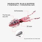 Fishing Dropshipping Fishing Lures Octopus Spinner 40g Soft Squid Lure With 3D Big Eyes Luminous Lure Fishing