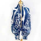 Scarf Factory Price Printing Polyester Edge Scarf Custom With Multipurpose Apply To All Seasons
