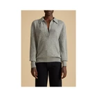 Polo Sweater Factory Direct Price Cashmere Long Sleeve Knitting Pattern Polo V Neck Sweater