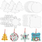 Christmas Ornaments Sublimation Blank MDF Christmas Ornaments Pendants