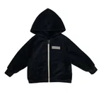 Boy Hoodies OEM Child Zipper Up Little Boy Soft Knitting Fabric Cartoon Printed Good Quality Casual Cute Boy Hoodies