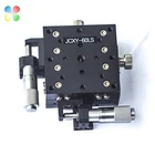 Mm Large Capacity 90*90 Mm X Y Axis Manual Slider Aluminum Body Manual Translation Station Manual Stage