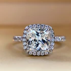 Ring Gold Women Fashion Trendy Stone Geometric Ring White Gold Women Christian Ring