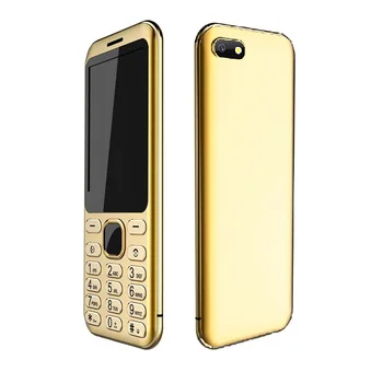 Best selling 2.8 inch super slim fashion design metal frame GSM basic cell phone