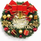 Garland Holiday XUNBEI Christmas Wreath Front Door Hanging Garland Holiday Home Decorations