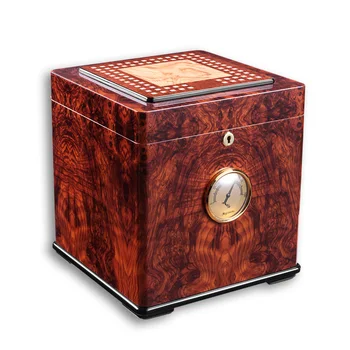 New Arrival Custom Travel Cigar Box Cigarette Storage Box Cedar Wooden Handmade Cigar Humidor Case
