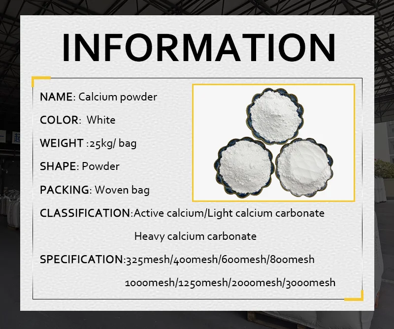 China Factory Supply Calcium Carbonate Powder Super Fine Size Precipitated Type CAS 471-34-1 Rubber, Special for Decoration supplier