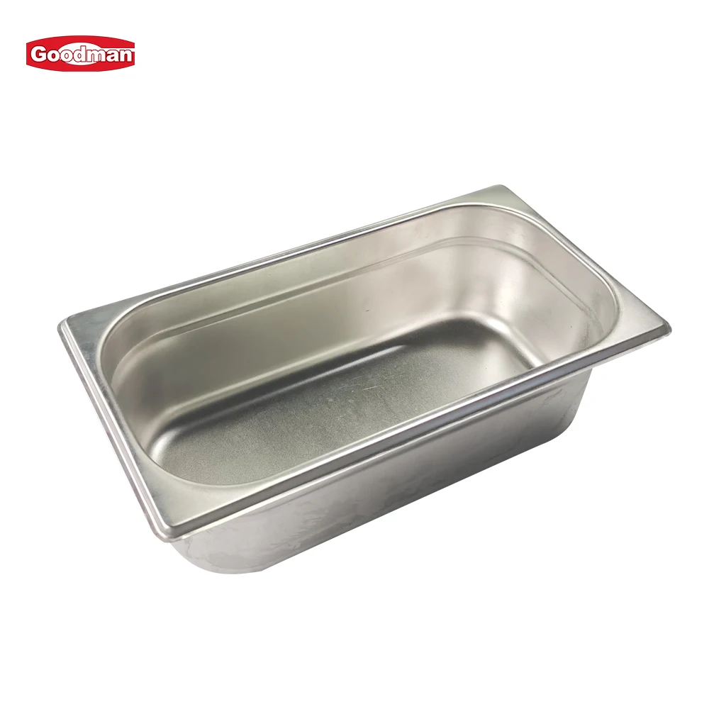 Commercial catering kitchen chaffing SS gastronorm pan buffet steam table food pan stainless steel GN pan