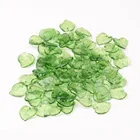 Jewelry 100pcs Acrylic Leaf Pendant Green Leaf Earrings Keychain Pendant Handmade Diy Jewelry Accessories