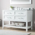 Used Bathroom Cabinets Homedee 48 Inch White Color Comfortable Style Used Bathroom Vanity Cabinet With Special Open Shelf