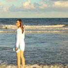Beach Hot Sale Custom Design Factory Price Sublimation Blue Wave Beach Dress For Women
