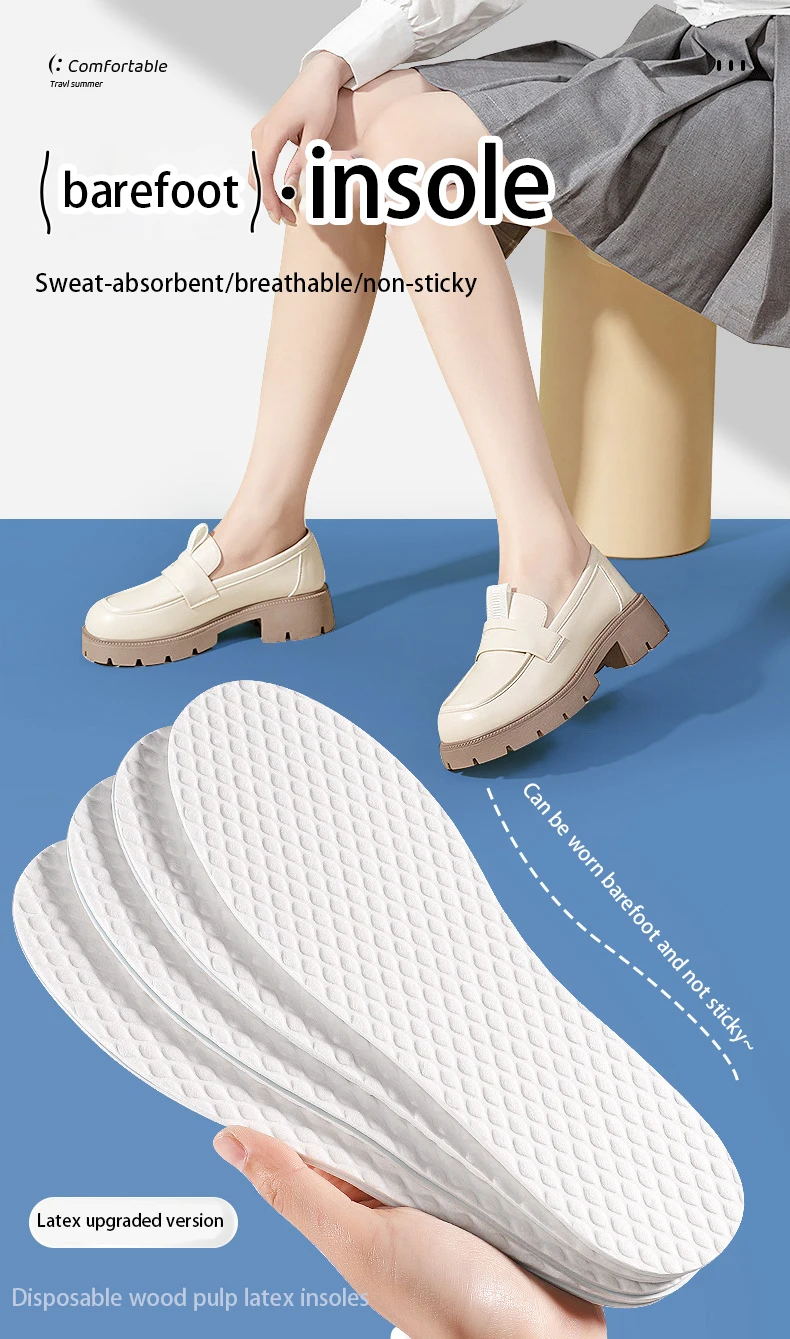 Disposable Wood Pulp Barefoot Insoles Bulk Shoe Pads Disposable Wood Pulp Barefoot Insoles Bulk Shoe Pads