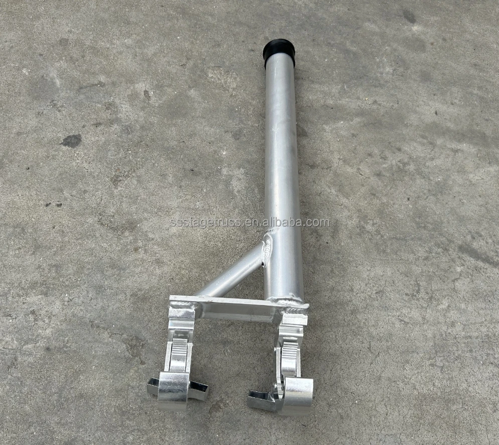 product aluminum double clamp lighting hook truss for event lighting metal material event truss display-9