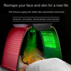 Led Nano 8 Color Led Skin Therapy Skin Rejuvenation Light Panel Skin Care Machine With Nano Steamer