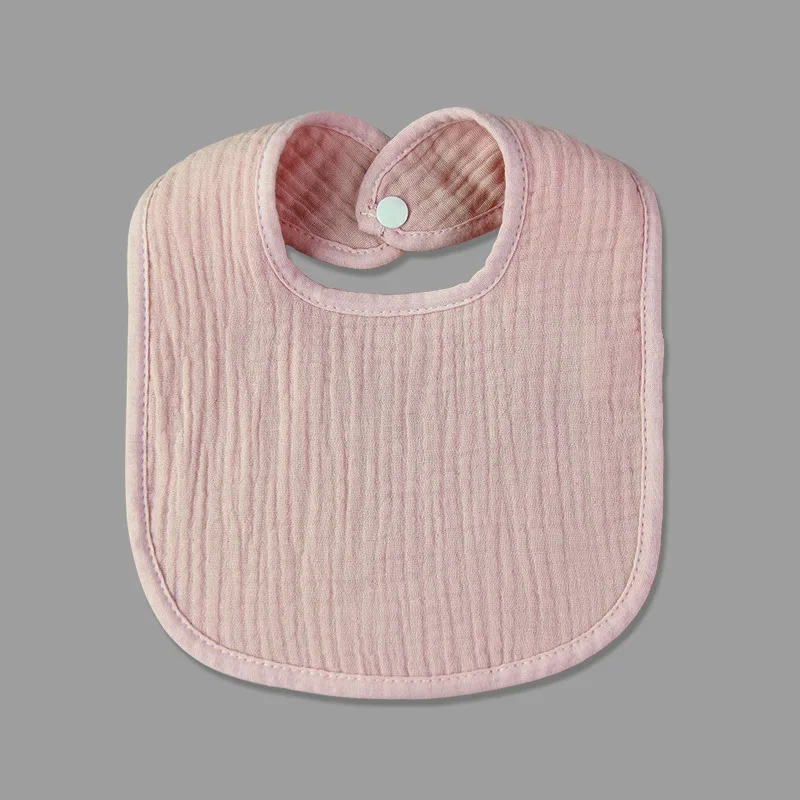 manufacturer baby bib custom 2022 New Baby Bibs 100% Cotton Plain Baby Burp Clothes Cotton Saliva Towel