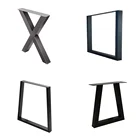Tube Legs Customized Patas De Mesa Modern Square Tube U Shaped Metal Table Legs