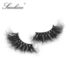Eyelashes Surchine Thick 25mm Mink Eyelashes Full Strips Mink Eyelashes Private Label Dramatic Eyelashes With Custom Box