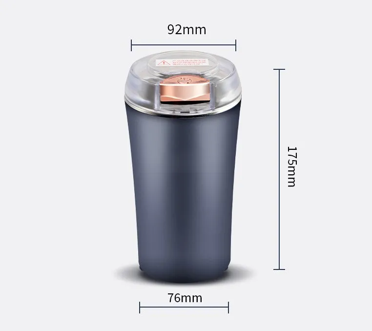 Multi-function Automatic Logo Custom Mini Electric Coffee Grinder Household Nut Spice Bean Food Grinder