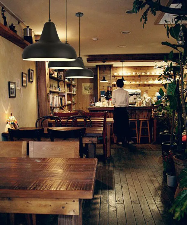 Restaurant bar lights design antique industrial Iron modern vintage pendant lamp