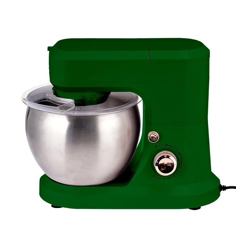 green cake mixer