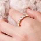 Cubic Zircons Jewelry Wedding Full Cubic Zircons Clear White CZ Jewelry Wedding Rings Eternity Princess For Women