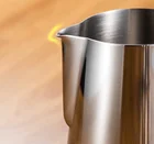 Milk Jug Metal Cup Stainless Steel Milk Jug Reusable Coffee Milk Cup