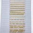 Silver Chain Chains 2021 Wholesale Cheap Price Women Thick Sterling Silver Figaro Chain