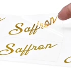 Foil Self-Adhesive High Quality Vinyl Transparent Clear Foil Stickers Custom Logo Printing
