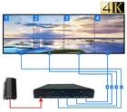 2021 Hot Sale 1x4 2x3 3x4 Video Wall Controller 3x3 2x5 4x3 HDMI TV Video Wall Processor