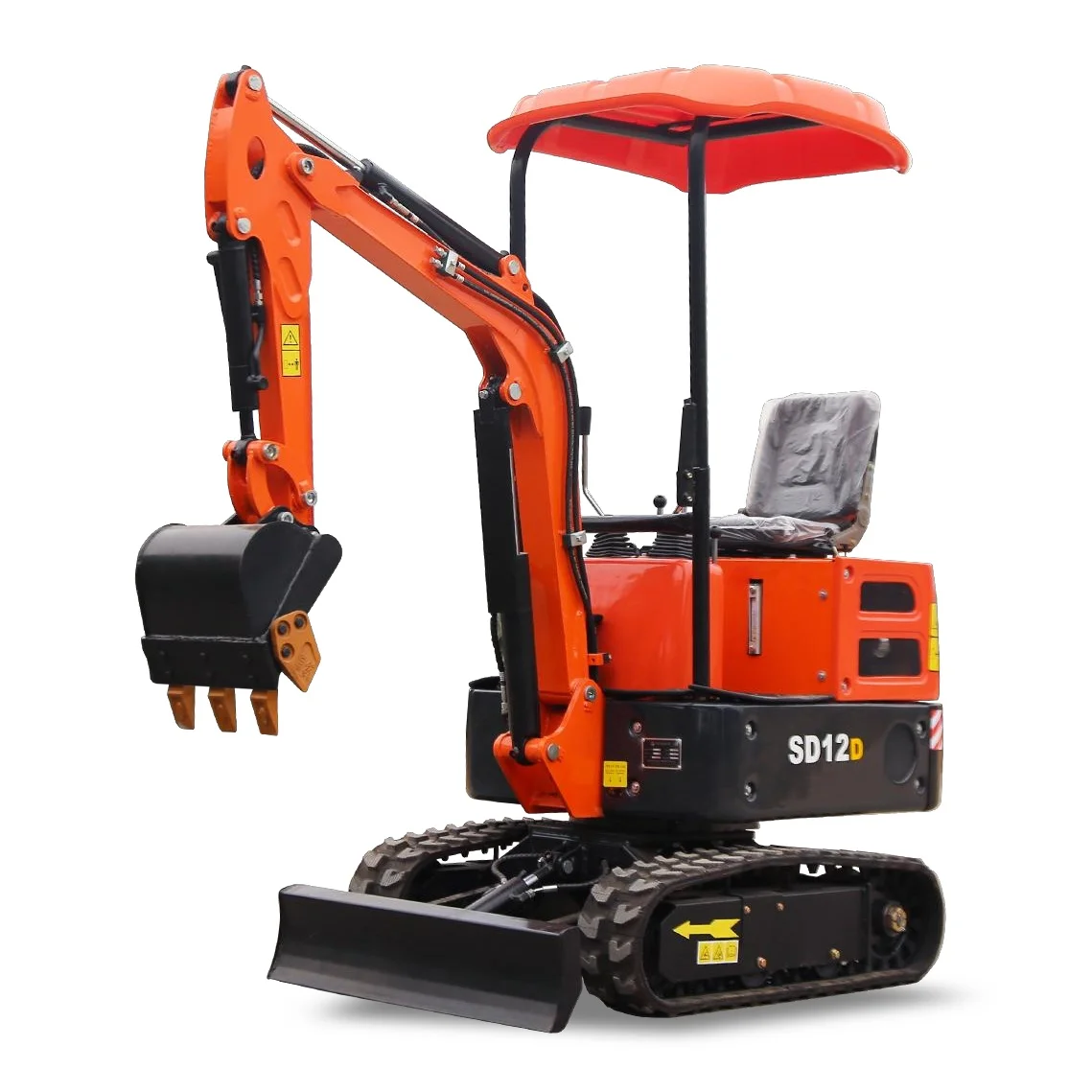 Small Mini Excavator 1000kg Fully Hydraulic Digger Digging Machine For