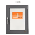 Window Windows Double Swing French Casement Window Aluminum Tilt And Turn Windows Grey Aluminum Windows