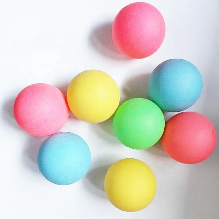 10x Assorted Color Plastic Table Tennis Colorful Ping Pong Balls UK STOCK` J7 