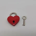 Key Lock Small Lock Whole Colorful Small Love Heart Shaped Padlock Key Lock For Gift