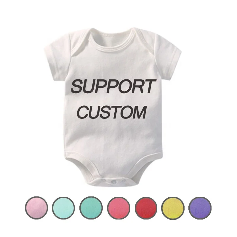 manufacturer Selling Well Boys Girls Baby Clothing Bodysuits Summer Baby Bodysuits 2022 baby one sie