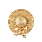 Gold Factory Price Custom Metal Badge Gold Hard Elegant Handbag Metal Badge For Diy