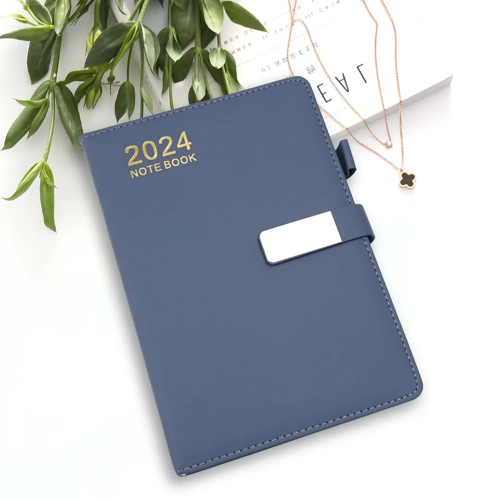 Custom Produced High Quality A5 Soft Leather Journal Notebook With Pocket