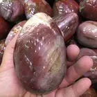 Natural Fossil Wholesale Natural High Quality Polished Wooden Fossil Egg Crystal Egg For Sale