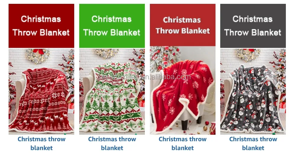 Reversible Sherpa Plush Microfiber Flannel Throw Solid Knitted Fleece Blanket Couch Bed Anti-Dust Mite Four Seasons Customizable