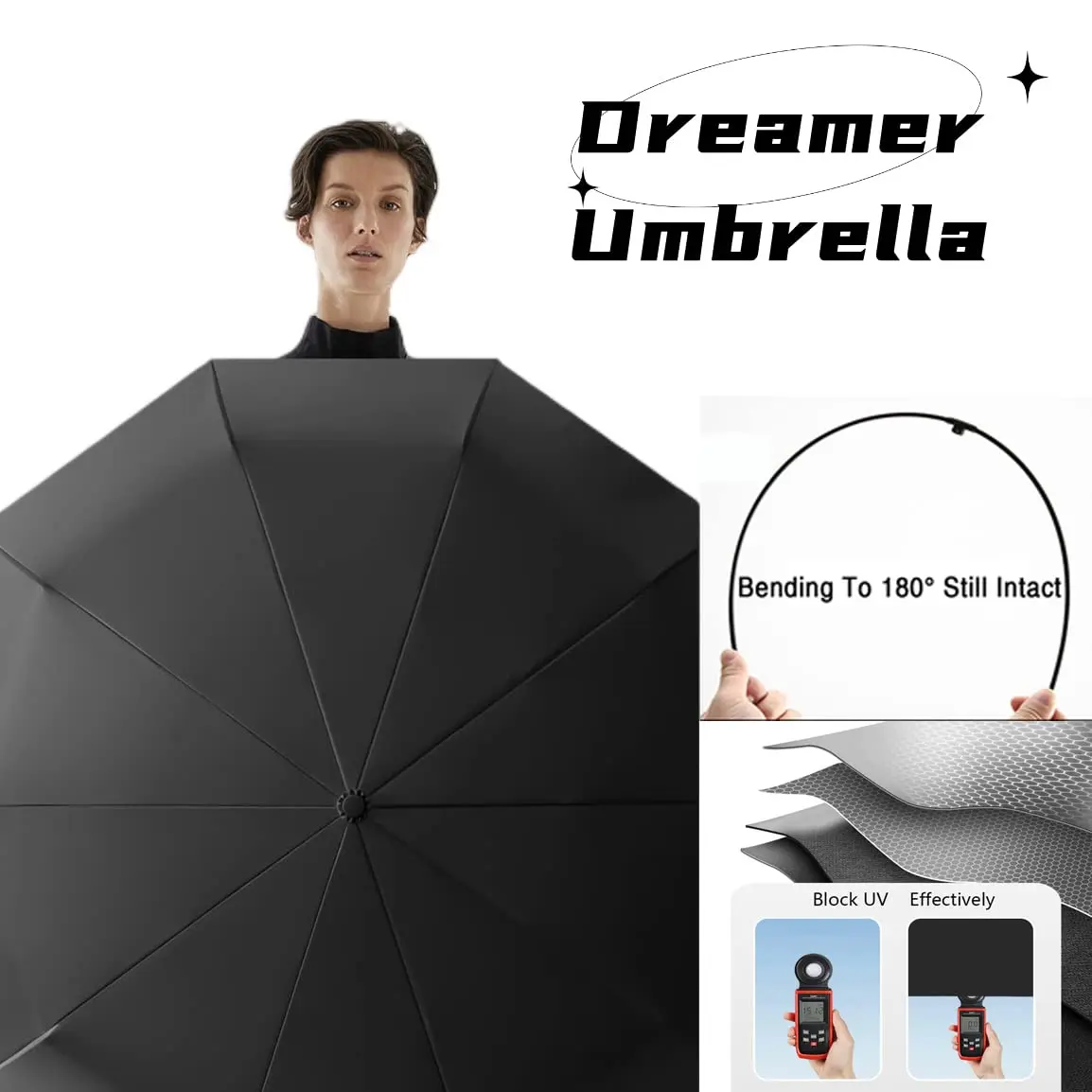 High quality paraguas para la lluvia UV Folding Sun Protection Ergonomic Handle with Umbrella with logo anti wind umbrella custo