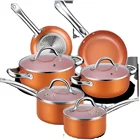Pot Cookware Pot Set High Quality 2-in-1 Eco-friendly Kitchen Cooking Pot Nonstick Cookware Sets
