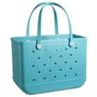 Handbag Bogg Bag Silicone Beach Tote Waterproof Washable Handbag EVA Large Capacity Beach Bag