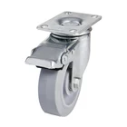 Heavy Caster Wholesale Industrial Heavy Duty Cast Iron Castor Belt Brake Medium Caster