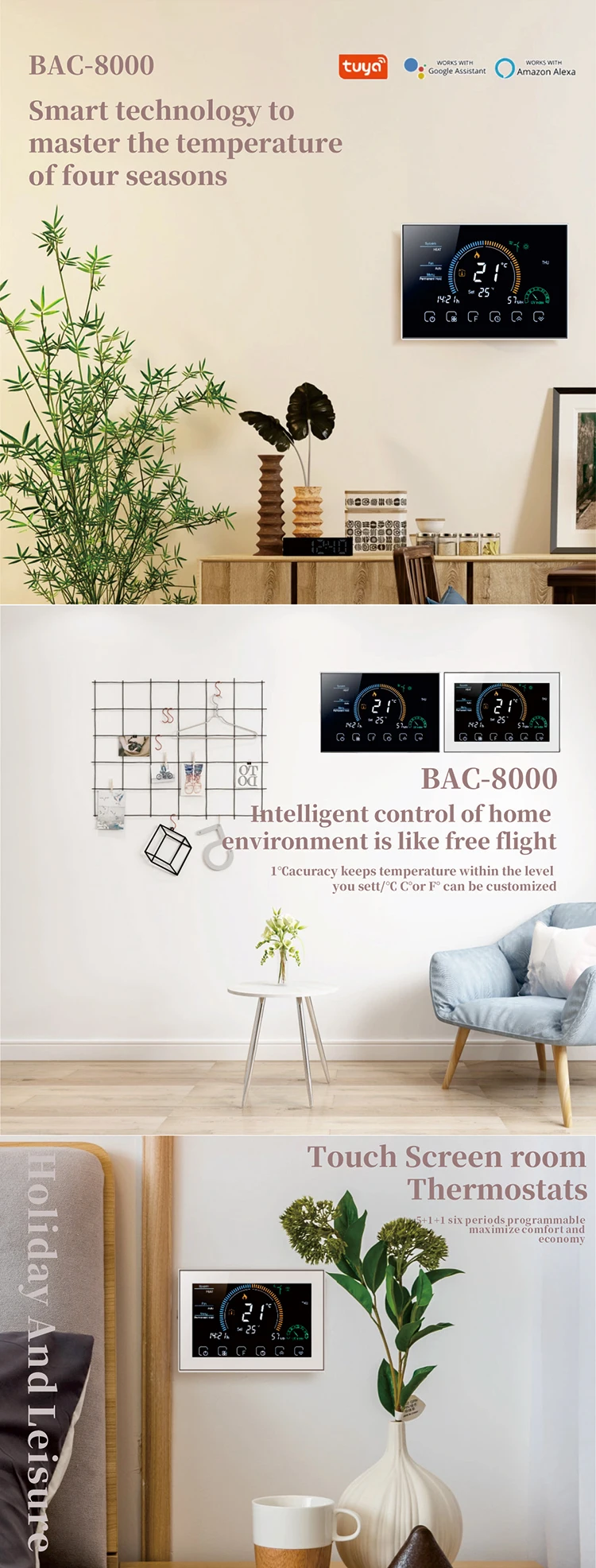Tuya Wi-fi Fan, BAC-8000, 0-10V, FCU - detail 10