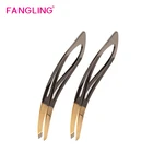 Tweezers Black Eyelash Stainless Steel Lash Tweezers Black Gold Eyebrow Eyelash Tweezers In Makeup Beauty Tool