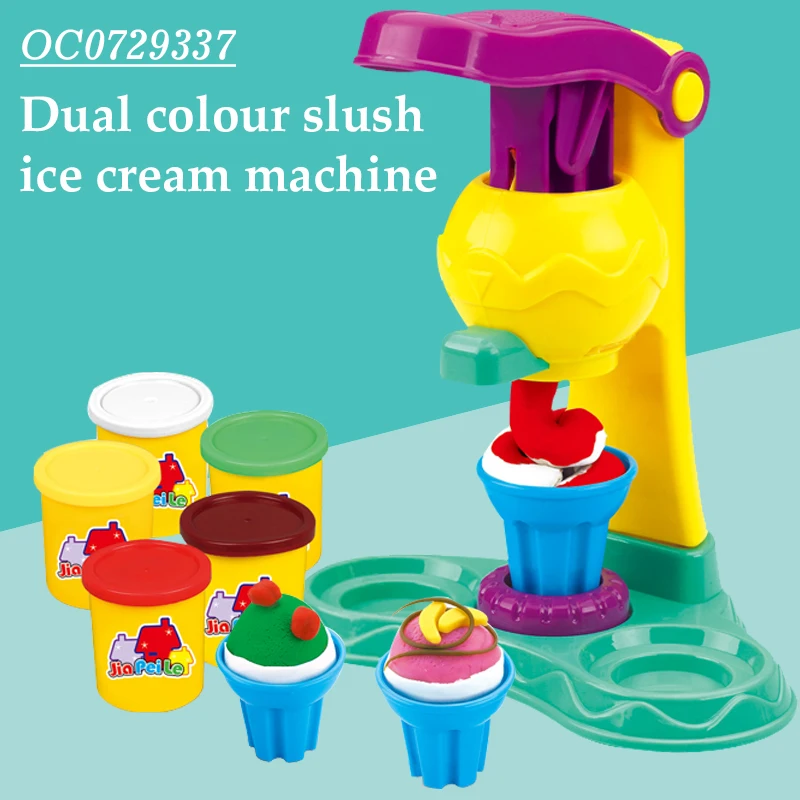 Machine making ice cream model sensory toy kits play dough set kids