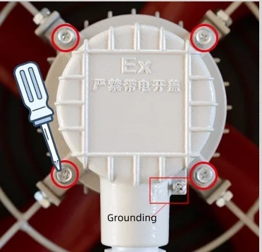 Explosion Proof Exhaust Fan, ATEX, 90W, 120W, 150W - detail 16