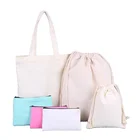 Bag Recyclable Bag Unique Design Custom Logo Printed Eco Cotton Shopping Bag Recycled Cotton Bag Canvas Tote