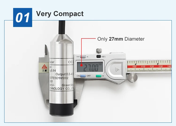 River Waste Dirty Water Well Adblue Urea Sludge Analog Liquid Level  Indicator Meter Probe Sensor