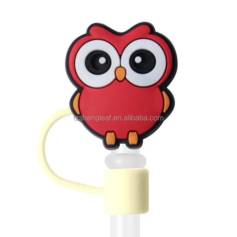 product custom nurse cow boy hat tumbler bulk reusable silicone straw tips cover dust proof cute 8 12mm topper charms bar accessories-4
