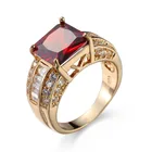 Ring Ruby New Arrival Ring Gold 18k Diamond Ruby Amethyst Ring In Competitive Price